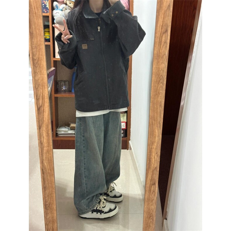 【有货】底特律夹克男款春秋美式水洗做旧短款工装外套Y188LL-P75,男装夹克,星座1007（原301D）
