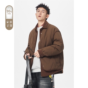 2025冬季新款港风无影墙大码90%白鸭绒羽绒服M-4X688-特P208,16岁女生穿搭冬季派克服图片