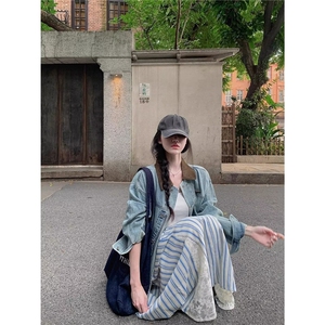 F4006-P64高级小众设计感甜酷辣妹开衫长袖针织衫
