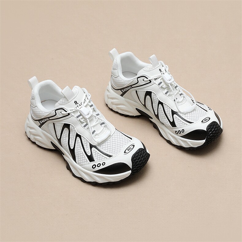 Montagut/梦特娇厚底老爹鞋女百搭休闲运动鞋透气网面鞋潮韩女鞋，女鞋休闲鞋，上品集物