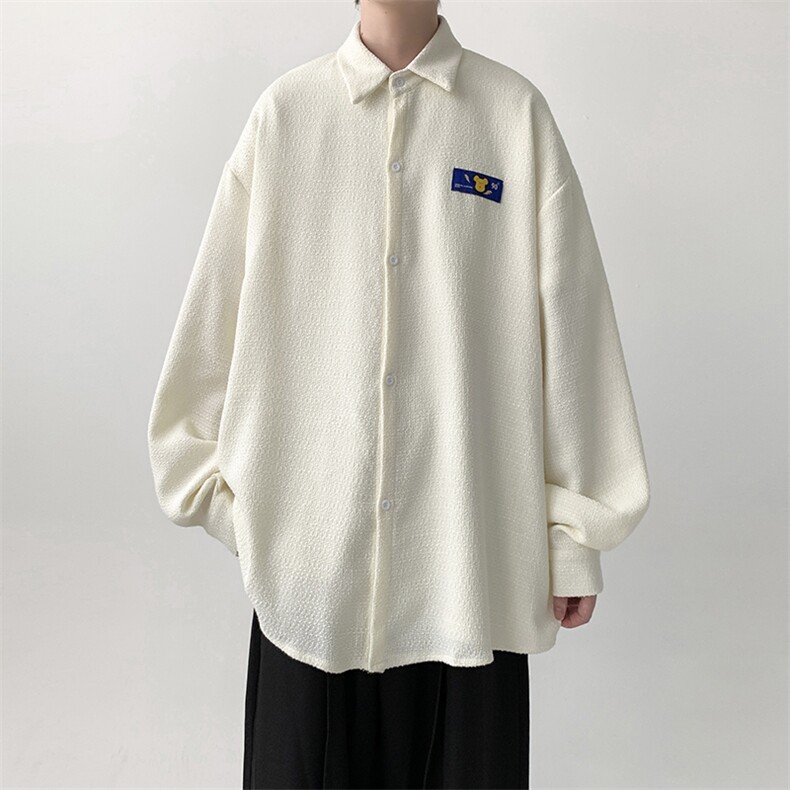 宽松长袖衬衫男KD625-P30,男装衬衫,电商D312