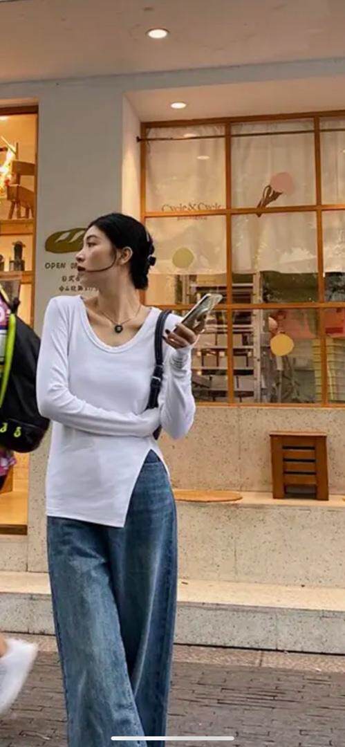 开叉打底衫六个颜色MLXL三个尺码，其它，欧诗尚