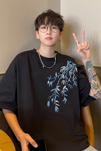 230g重磅纯棉! 夏季短袖t恤男半袖男   XT503-特P19图片