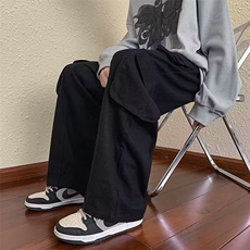 工装休闲裤男韩版潮流多口袋高街帅2024春季新款ins长裤K5018-P43，男装休闲裤，星座412-2