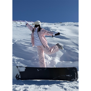 冬季户外运动防水双板男女加厚保暖时尚滑雪服衣裤套装TZ032-P210图片