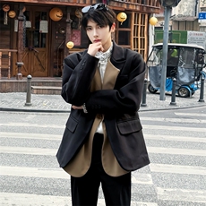 假两件加厚毛呢西装2832-P128（夹棉28321-P138)（裤子：2611），男装毛呢大衣，星座910-5