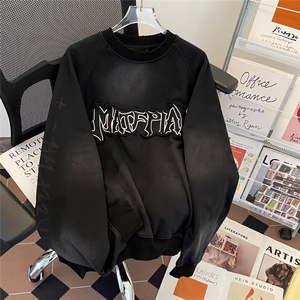 废土风脏脏卫衣男连帽秋季美式hiphop高街外套春秋款Y3802/P52图片