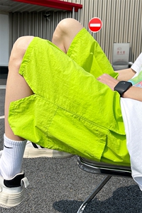 8XL-M 特大码短裤男多巴胺冰丝裤户外速干五分裤工装裤DK1524P25图片