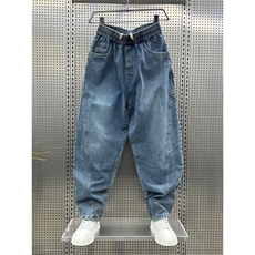 1506-1/KT11831/P512026新款修身小脚牛仔裤男士蓝色水洗束脚裤，男装牛仔裤，星座1506-1