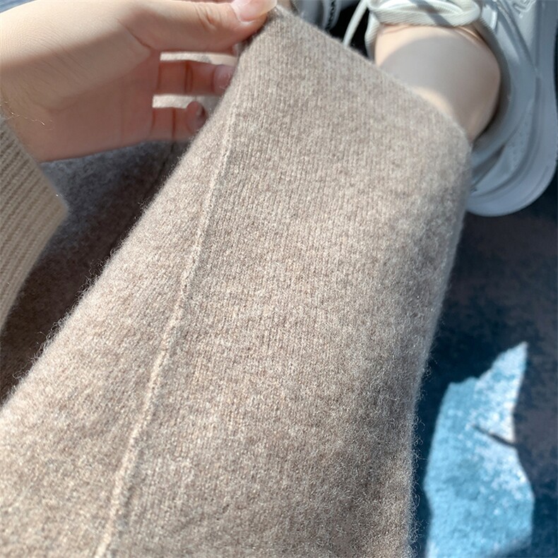 2024秋季新款小脚裤女宽松显瘦垂感休闲裤,女装休闲裤,北娇羊绒