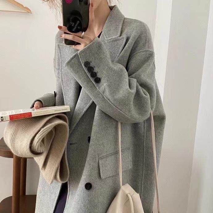 【现货】新款羊绒大衣韩版，其它，Yibee