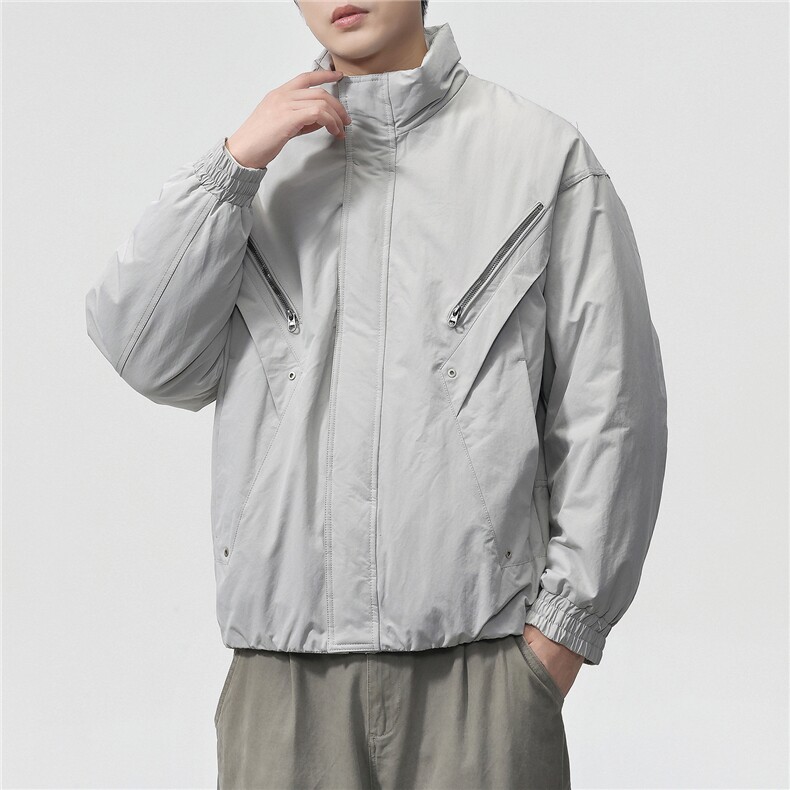夹棉2025秋冬新款立领工装夹克男女户外登山服棉服图片