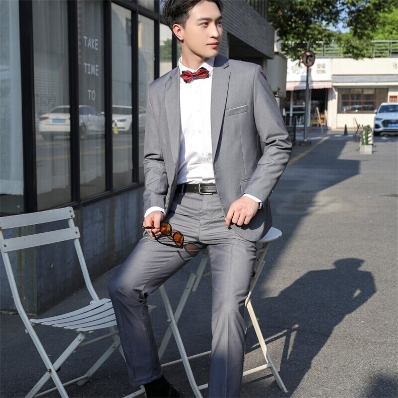 LY8594-XCK-MP126西装伴郎服男上班新郎结婚西服衬衫西裤三件套,男装西服,星座510A-2