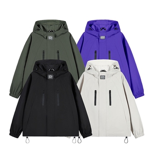 秋季现货户外夹克男连帽冲锋衣外套DSA157B-JK7812-P68图片
