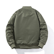 现货三色秋冬季潮牌夹克棉衣棒球服欧美街头飞行员外套情侣装，男装棉衣，电商A105