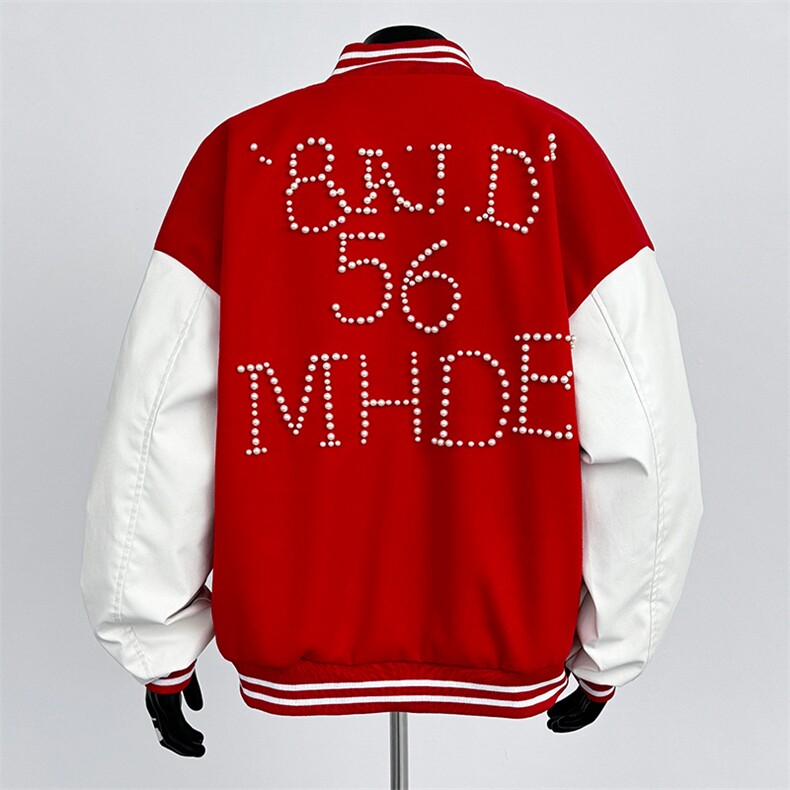现货春秋美式复古夹克男棒球服外套潮牌JK0656-P73,男装夹克,星座308B-2