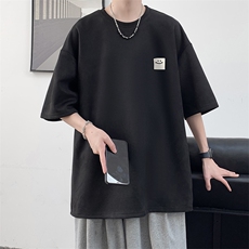 麂皮绒短袖t恤男大码半袖男大皂风JD82316-P25，男装T恤，电商A040