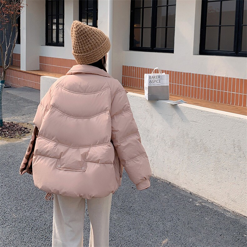主推牛角扣小个子羽绒服693-P235-K355,女装短外套,2C129