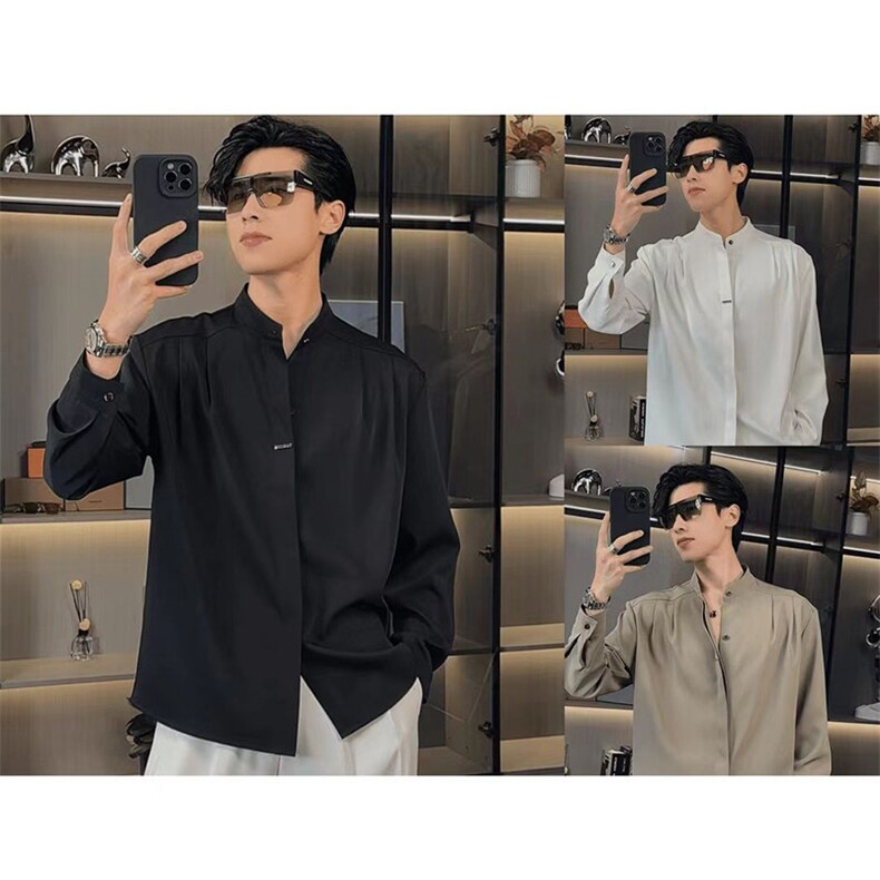 网图慎用~百象服饰直播长袖衬衫 T7708/P50图片