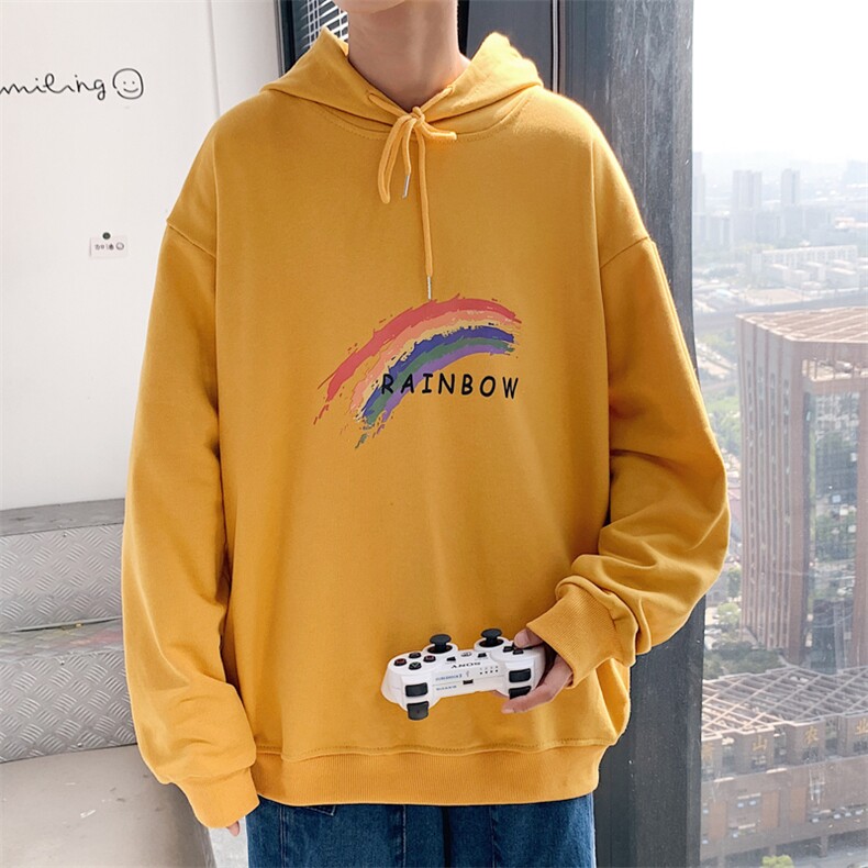 WY2064-P40加绒-P45纯棉连帽卫衣男大码运动帽衫宽松薄外套男,男装卫衣,电商A040