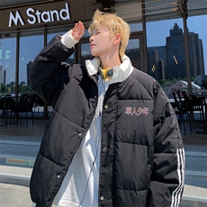 ！2025秋冬新款男士潮牌立领棉衣百搭情侣棉服外套MY206特P80，男装棉衣，电商B220