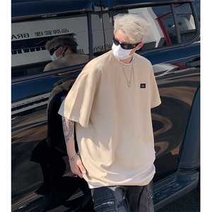 8XL-M 重磅！特大码T潮牌上衣男中性华夫格短袖T恤DX304P25控39图片