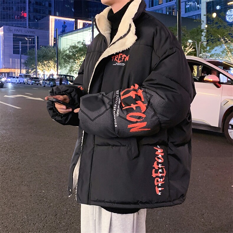 2023港风棉衣男女加绒加厚立领棉服外套面包服棉袄3350-P100控148图片