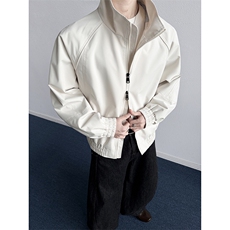 春季新款美式高街潮流飞行服男士立领夹克外套2619-P45，男装夹克，星座1403A