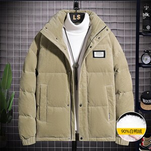 网格挂拍2026新款90%白鸭绒大码M-8XL男士羽绒服XZ109-Y9795-P175，男装羽绒服，星座109