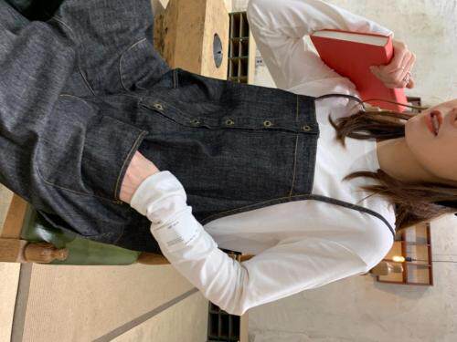 春季新品文艺休闲背带裤，女装，怪怪树