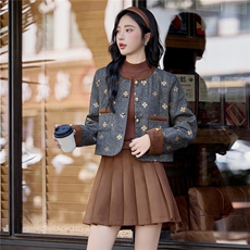 【bao款现货】2025秋装新款纯色幸运四叶草小香风法式套装裙，女装套装/套裙，众宇琦