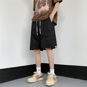 日系男原宿新款日常ins直筒型夏季时尚潮牌休闲裤A716P32图片