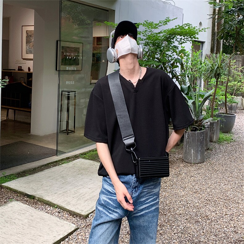 特P30无差价夏季新款潮流时尚百搭短袖T恤-HT10188港风,男装T恤,电商A003