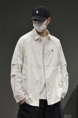 【限价139】2025男三防外套宽松春装山系户外防晒功能大口袋，男装防晒衣，电商D215