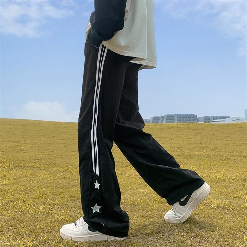 秋季百搭速干休闲裤男高街潮流长裤子K2006/P32,男装休闲裤,电商D202-1