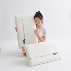 新款记忆棉深睡枕Pro护颈枕酒店侧睡枕头男女护颈椎助睡眠灰色，枕套/枕芯，一起卖家纺