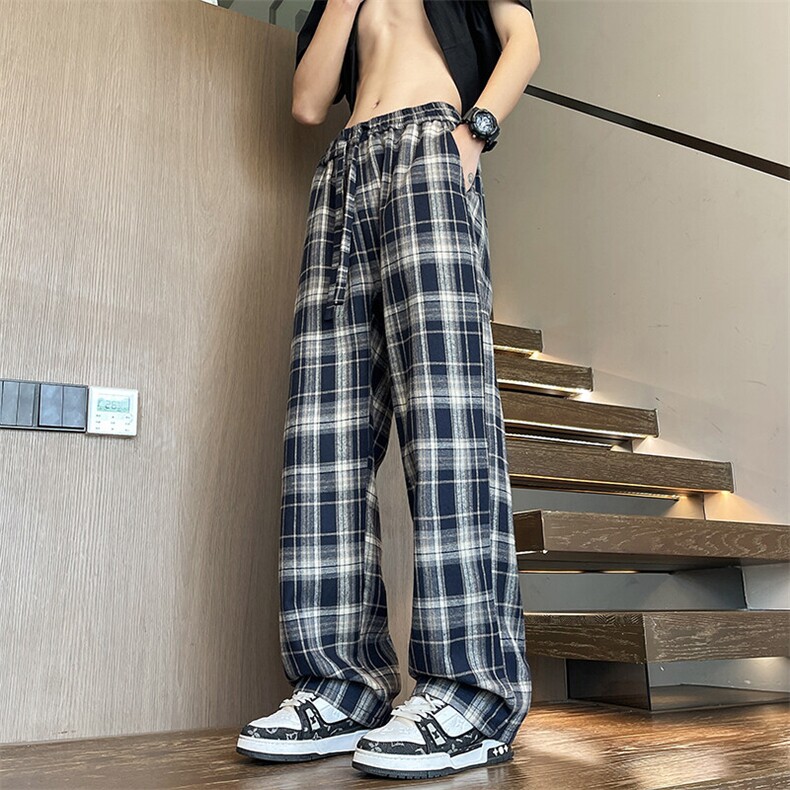 2025新款高品质面料复合格子裤M-3XL特P35控68，男装休闲裤，电商B325