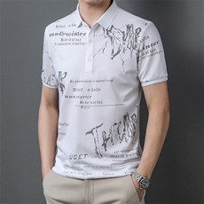AD1011钱塘2020-3夏季男翻领休闲短袖T恤精品P43，男装T恤，钱塘207-3