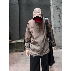 MA290-P57控88双拉链机能户外薄款凉感连帽防晒衣男女同款图片