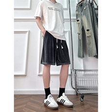A178男女同款冰丝速干短裤休闲夏季外穿宽松休闲裤DK161-P28，男装休闲裤，电商A178
