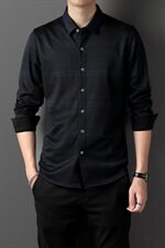 M9912021春秋季新款桑蚕丝衬衫男长袖T恤衫，男装衬衫，电商B360