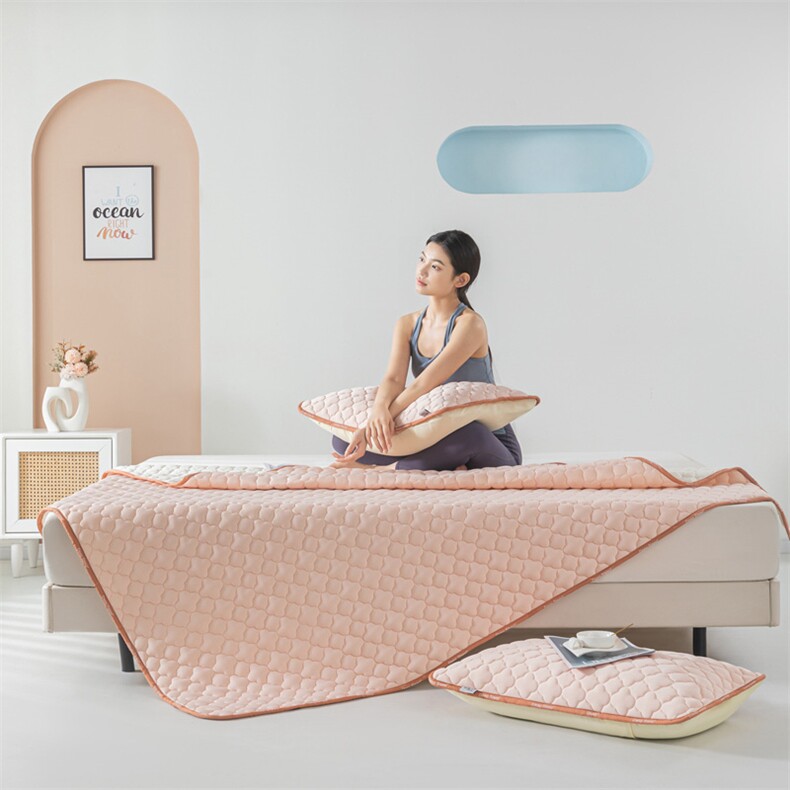 新款酷赛尔硅胶床单款软席-爱琴海系列，凉席，一起卖家纺