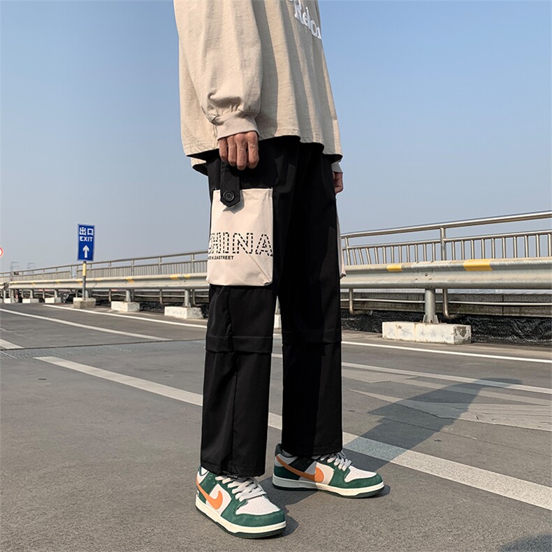 春季大码男装休闲裤工装宽松九分裤A300-K507-M-5XL-P38,男装休闲裤,天晨