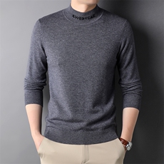 羊毛毛衣秋冬装上衣中年男士加厚保暖上衣中年男款HPN88832-P155，男装针织衫/毛衣，电商B212（原钱塘6029）