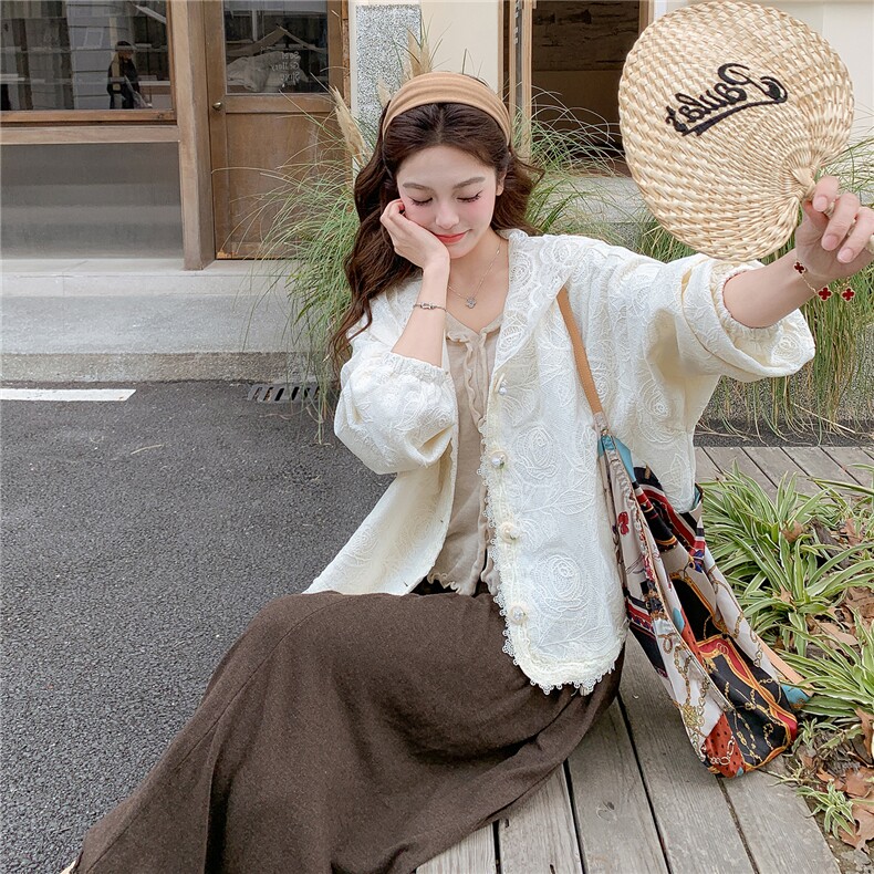 图新款高品质蕾丝花边外套2C301-1211-P175-K288，女装短外套，2C301
