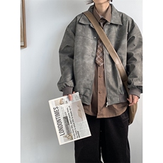 F217-P802024春季新款美式复古做旧夹克潮牌宽松美拉德外套现货，男装夹克，星座512-6