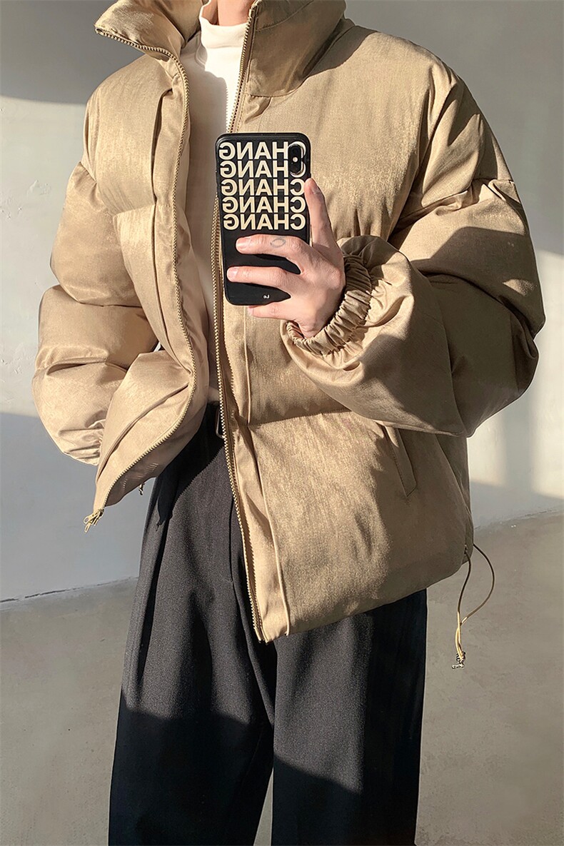 冬季短款立领面包服男女外套韩系宽松加厚保暖棉服-MY101特95,男装棉衣,电商B289