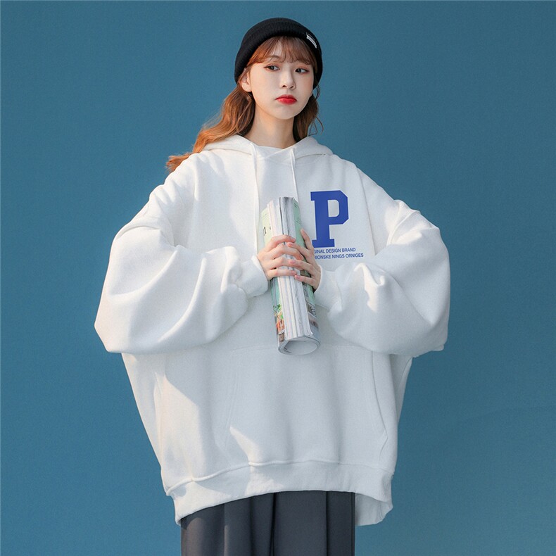 ！春季新款韩版青春简约个性P印花宽松连帽卫衣W264P35控58,男装卫衣,A247A