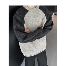 DU86-P65高质量针织圆领毛衣男秋冬新款复古慵懒风潮牌-网图现货，男装针织衫/毛衣，星座603-2