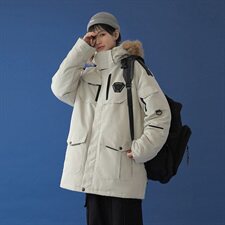 20年冬季新款可拆卸连帽带毛领ins羽绒服DS-B293-A785，男装羽绒服，电商A306